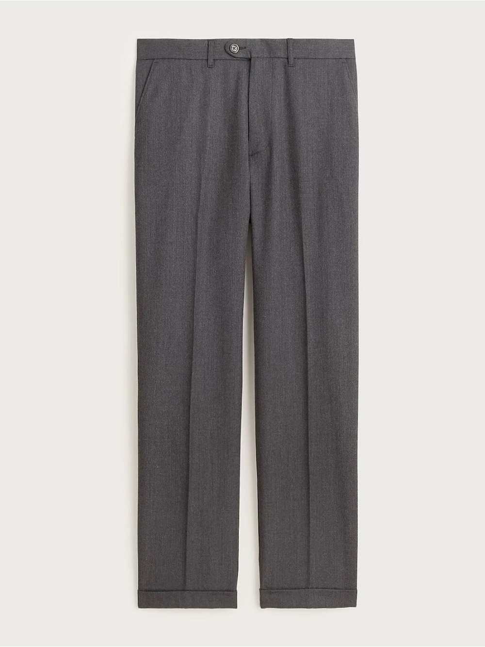 J.CREW Classic creased wool trouser in Heathered Charcoal Size 34/34 NWT
CO452